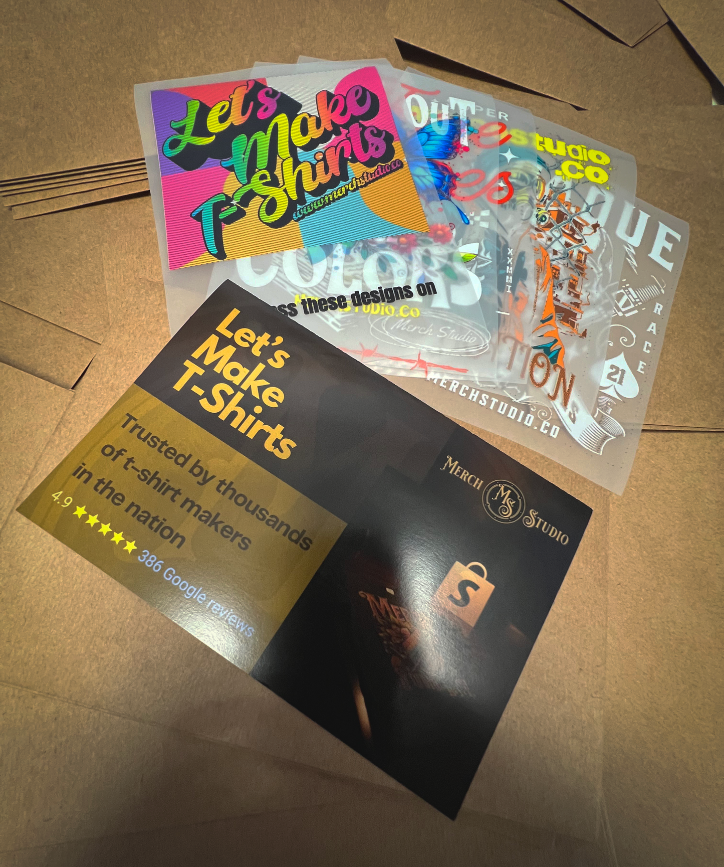 Merch Studio Sample Pack (US only, one sample per customer)